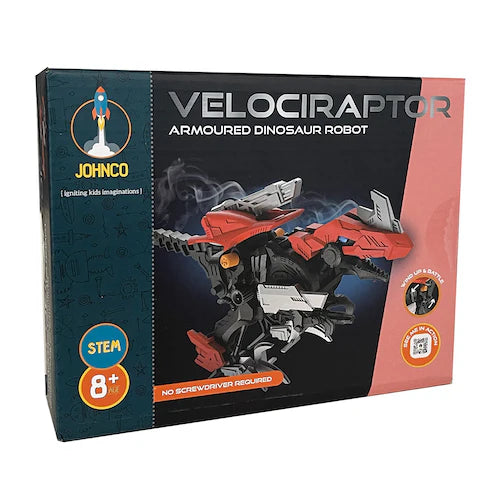Johnco Velociraptor Armoured Dinosaur Robot