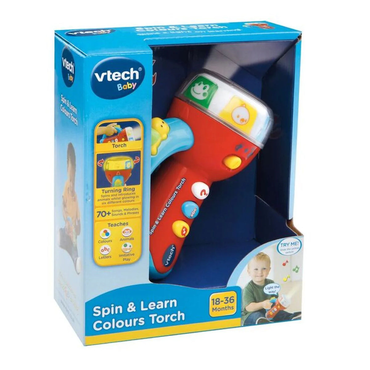 Vtech Spin &amp; Learn Colours Torch
