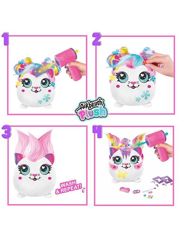 Air Brush Plush Hair'iffic Squishy Plush Assorted