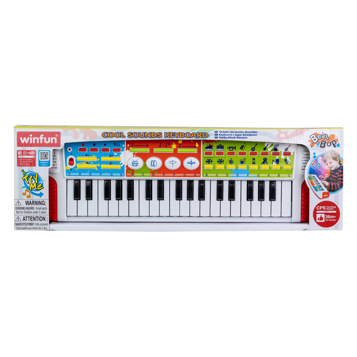 Beat Bop Cool Sounds Keyboard req 2 x AAA batteries