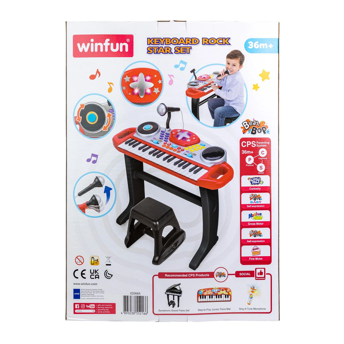 Winfun Beat Bop Keyboard Rockstar req 4 x AA batteries