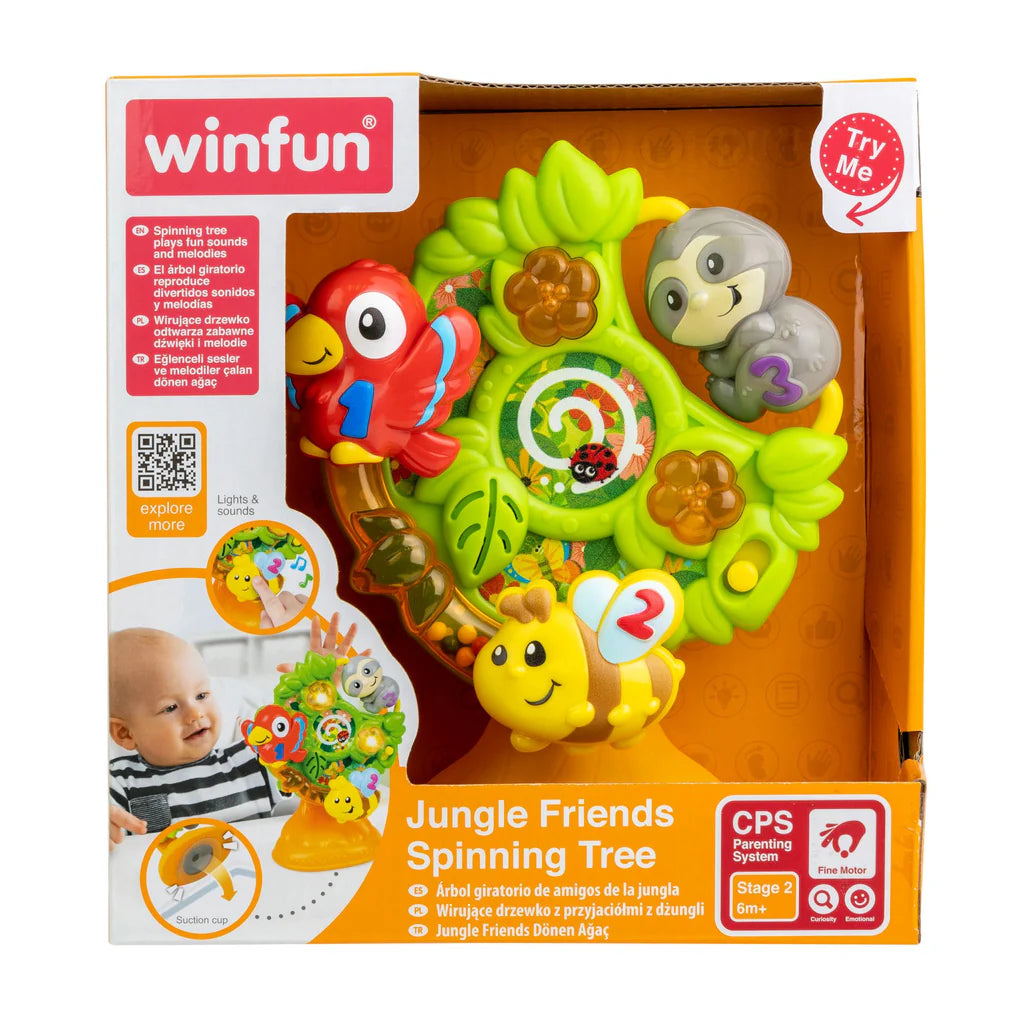 Winfun Jungle Friends Spinning Tree Demo Batteries Included