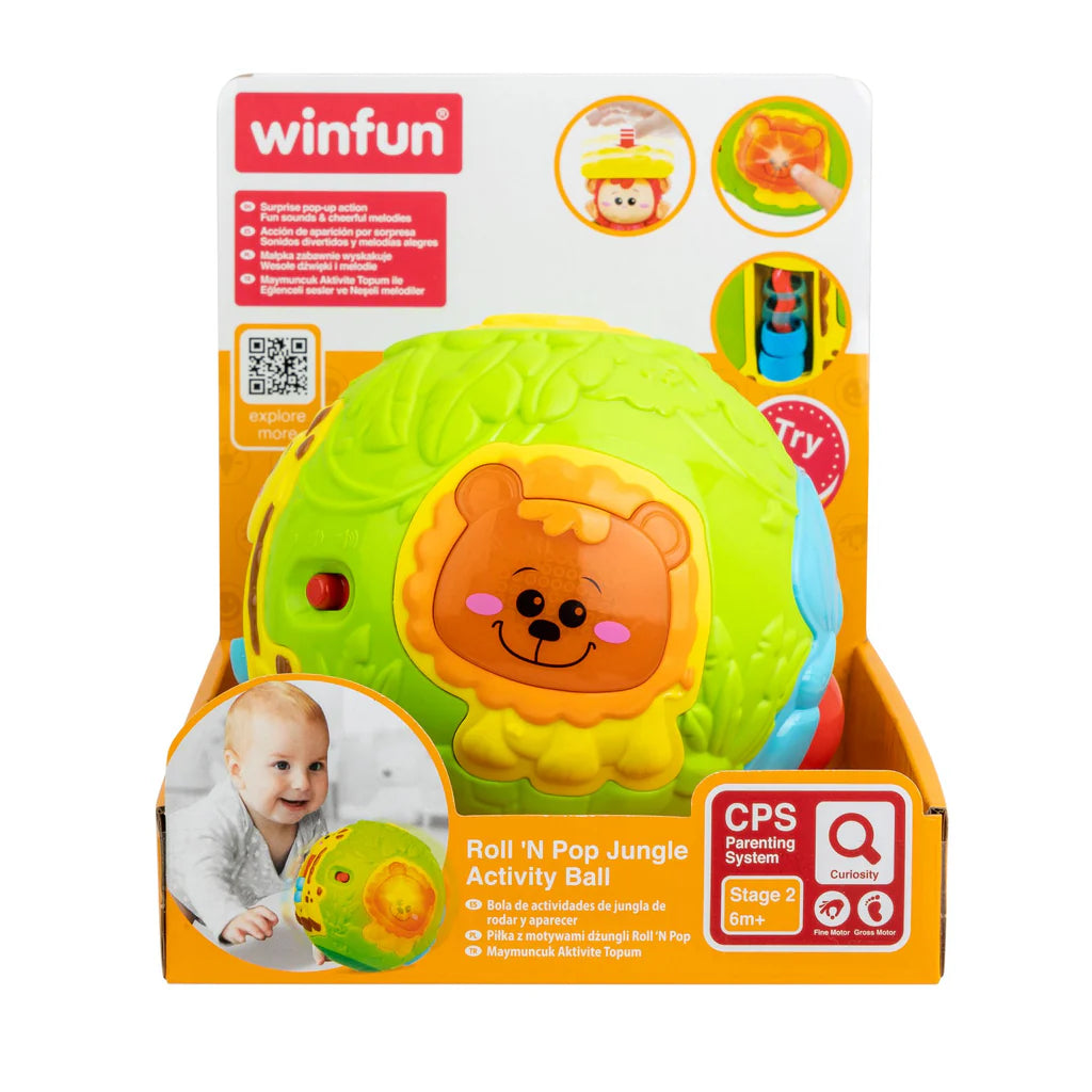 Winfun Roll N Pop Jungle Activity Ball