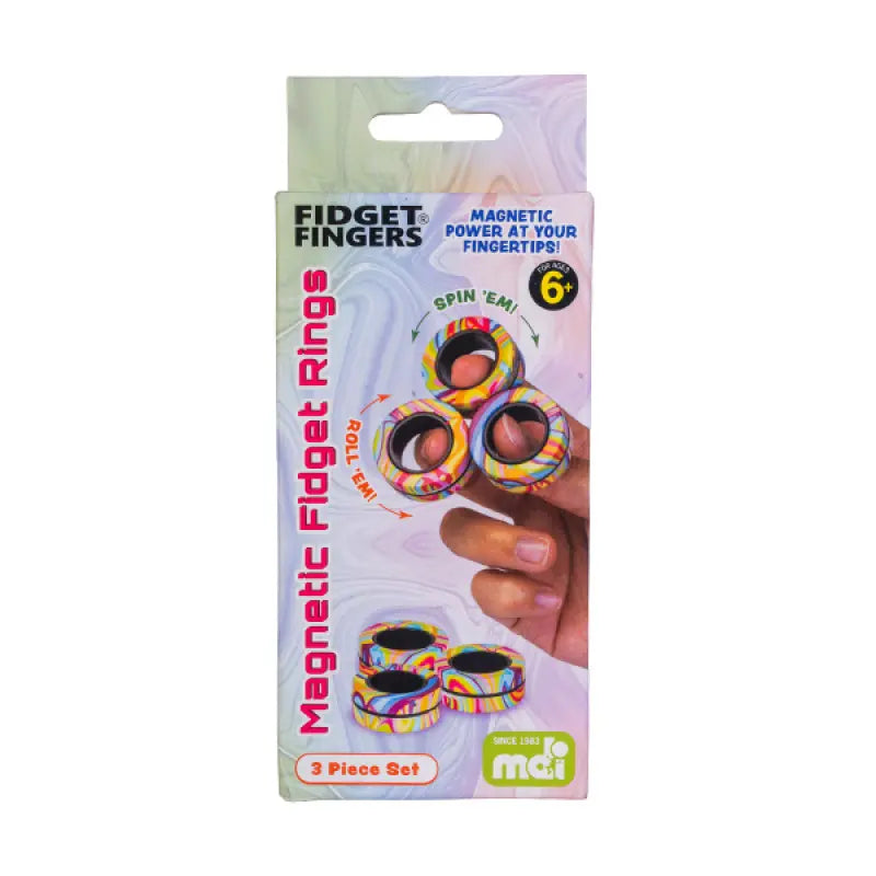 MDI Magnetic Fidget Finger Rings 3pc