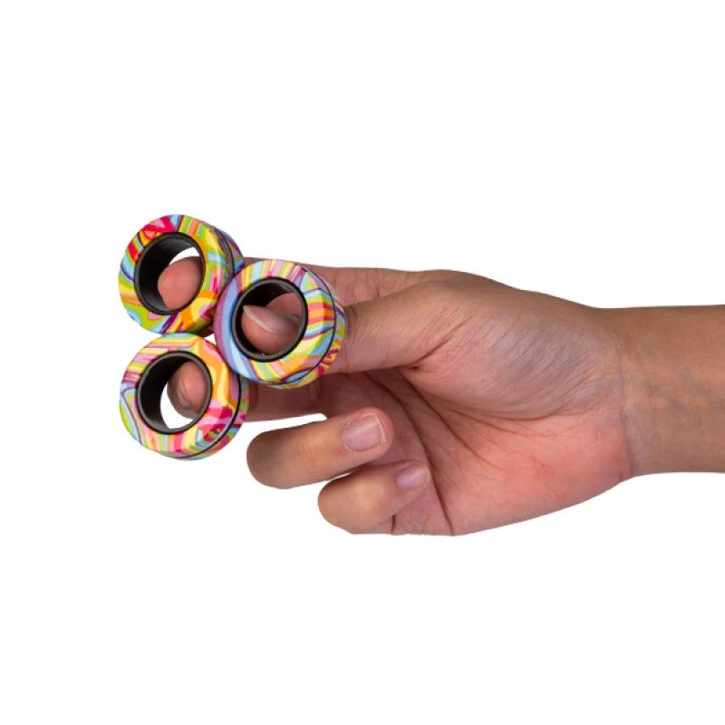 MDI Magnetic Fidget Finger Rings 3pc