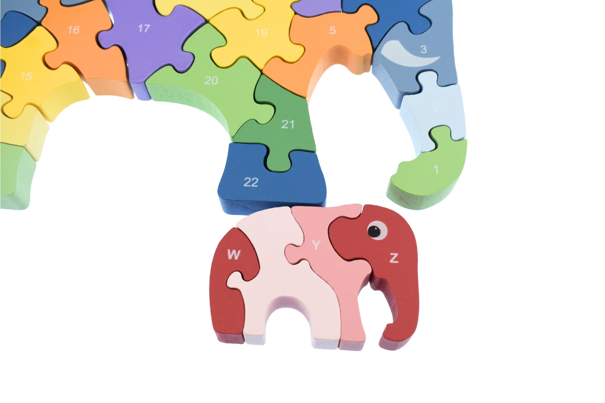 Kaper Kidz Elephant A-Z Chunky Puzzle