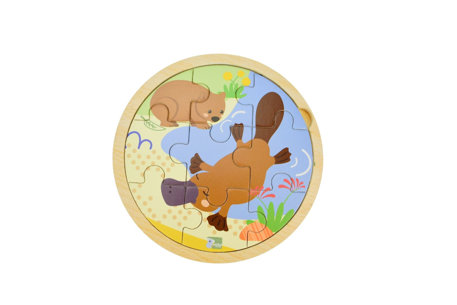 Bush Buddies 9pc Jigsaw Puzzle - Platypus & Wombat