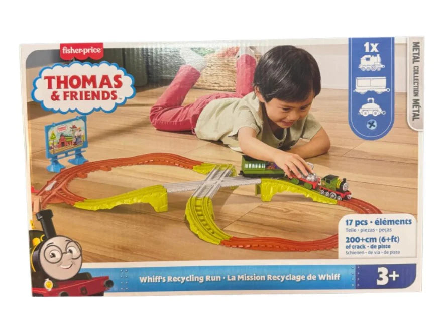 Thomas &amp; Friends Push Along Track Whiff's Recycling Run