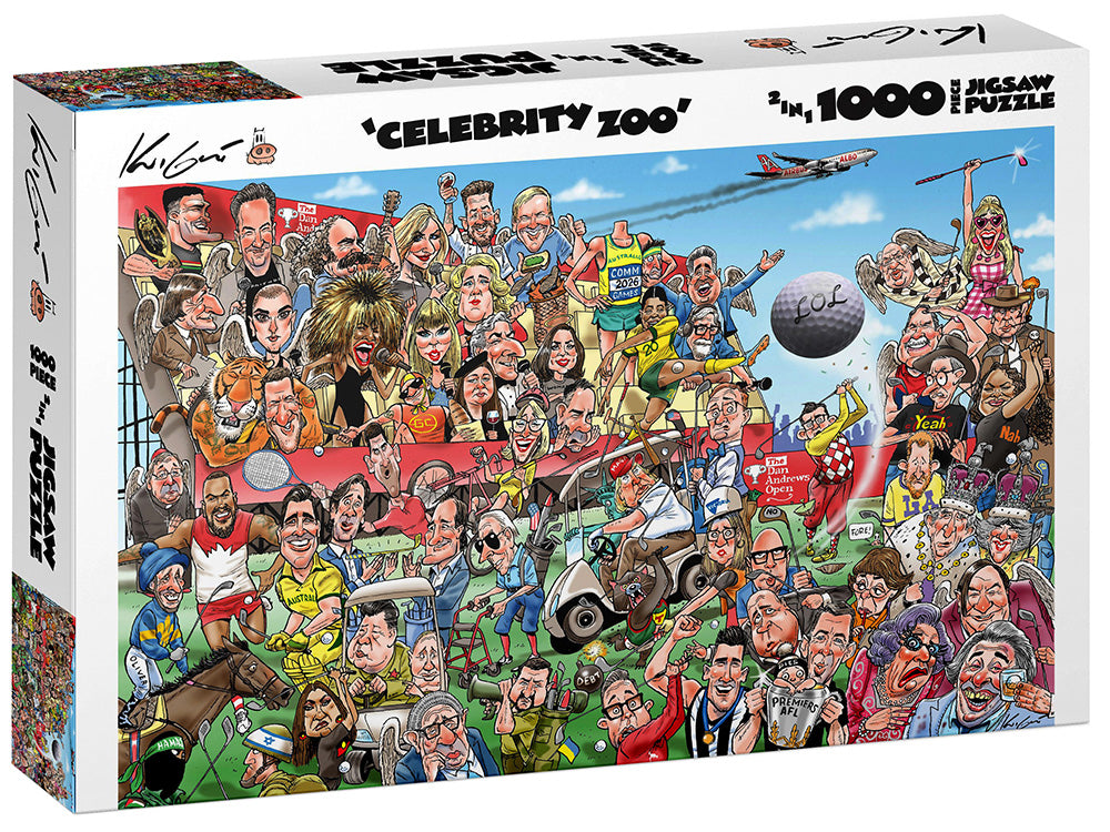 Who&#39;s Who In The Celebrity Zoo? 1000pc Jigsaw Puzzle