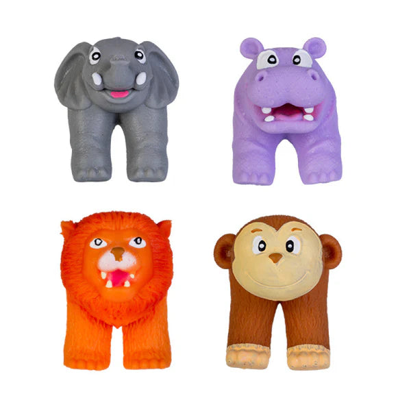 Wild Walking Finger Puppet Asstd Animals