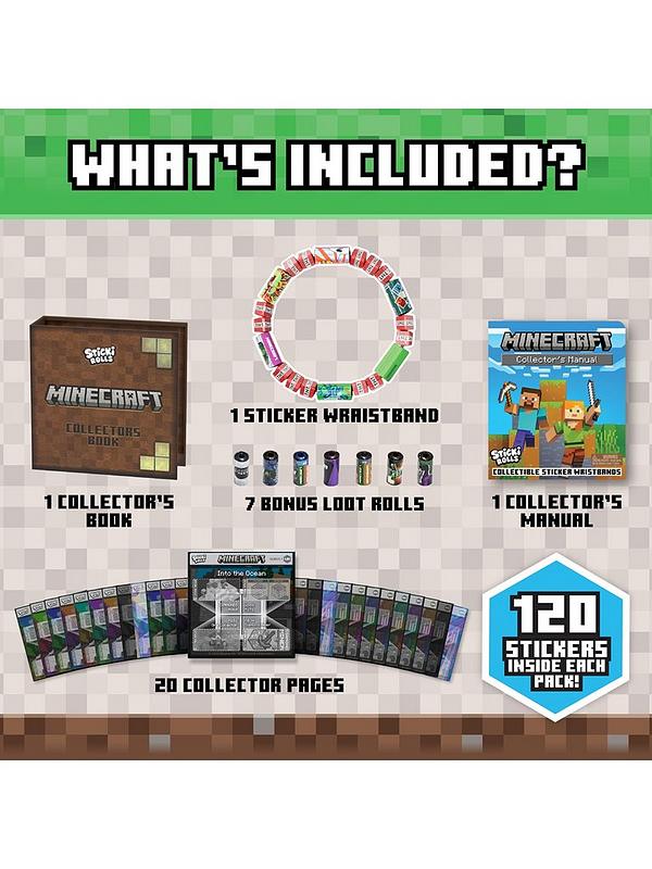 Sticki Rolls Minecraft Sticki Book