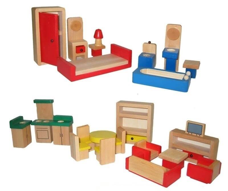 Fun Factory Dolls House Furniture 26Pce