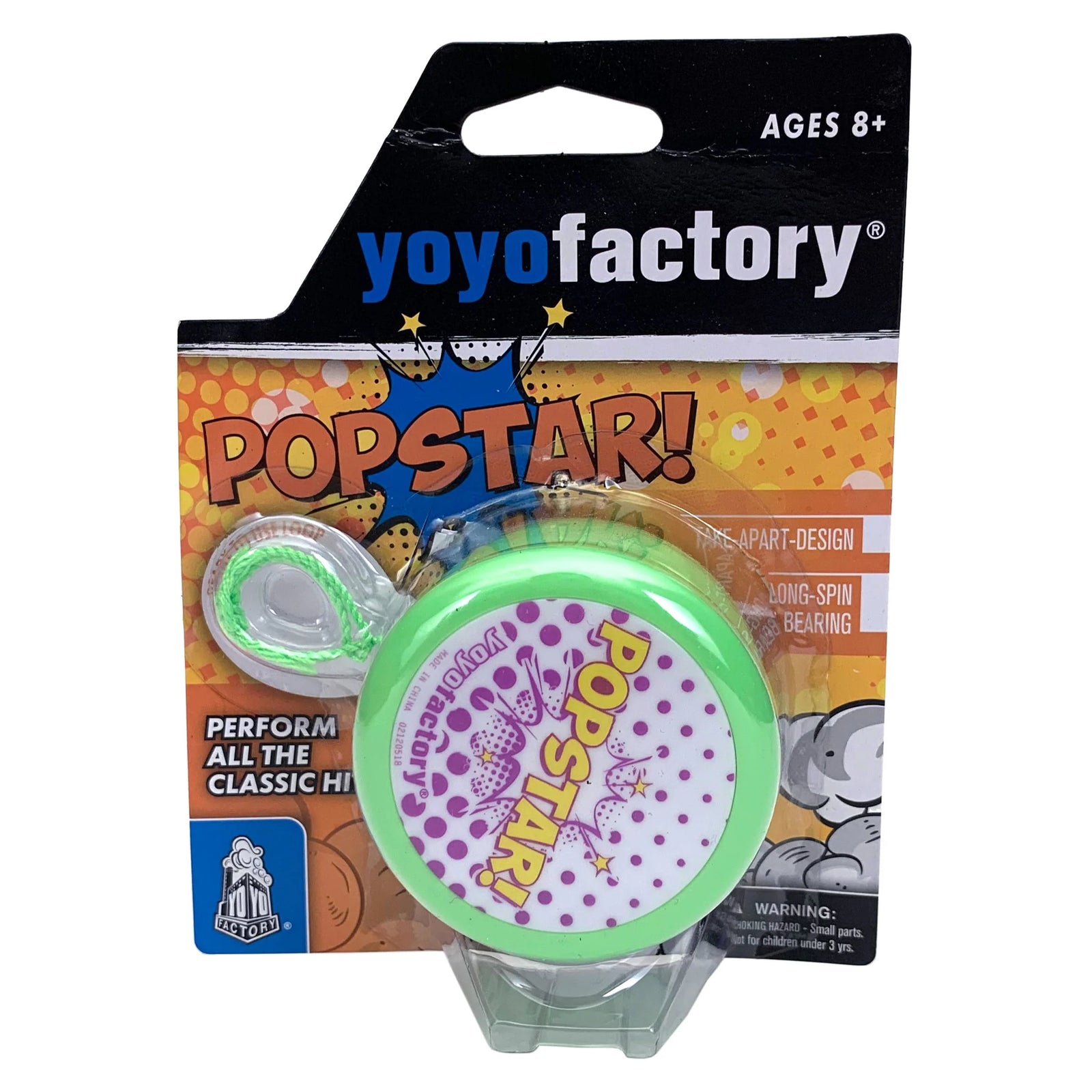 YoYo Factory Spinstar Popstar! Green/Purple