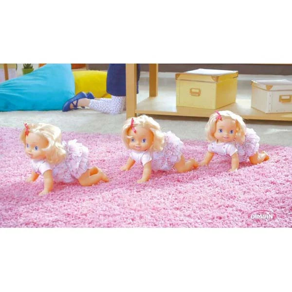 Bambolina Dolls 40cm Crawling Doll