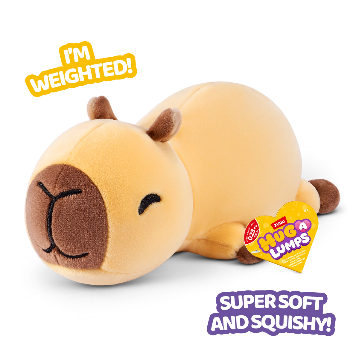 Zuru Hug A Lumps S2 Medium Weighted Plush - Connie the Capybara