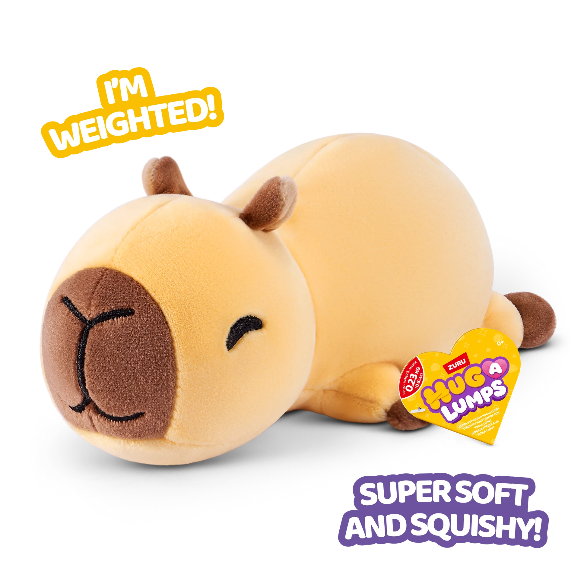 Zuru Hug A Lumps S2 Medium Weighted Plush - Connie the Capybara