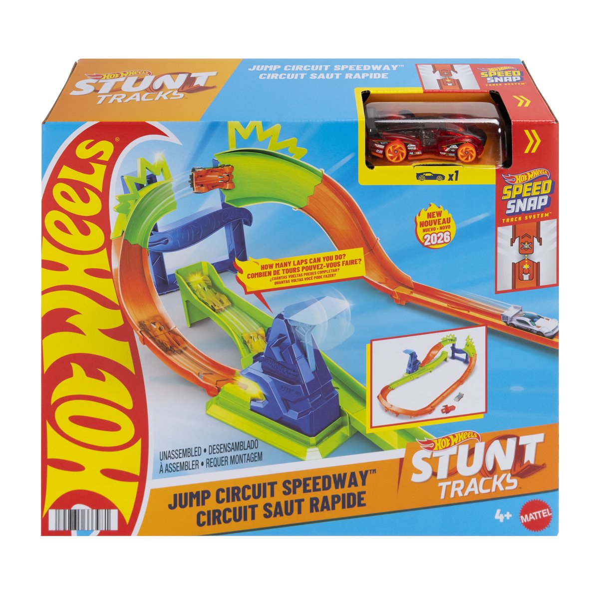 Hot Wheels Stunt Tracks Jump Circuit Speedway