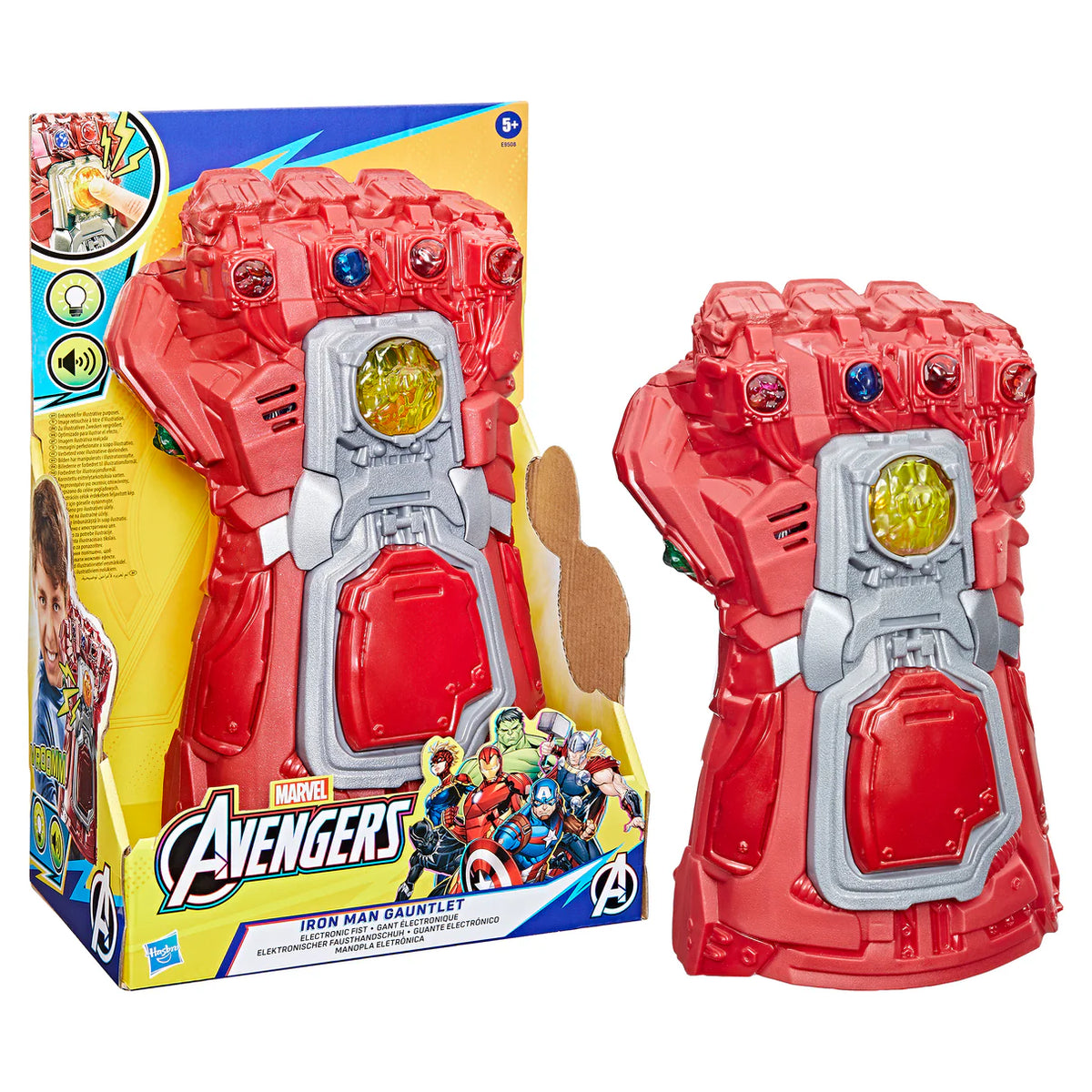 Marvel Avengers Electronic Gauntlet 2 x AAA demo batteries included