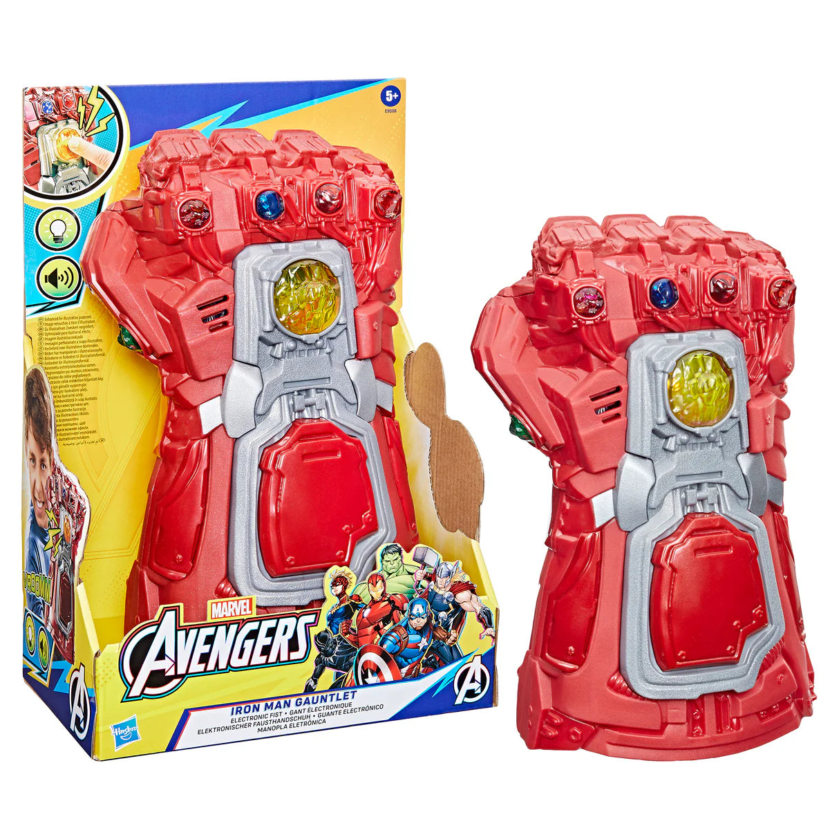 Marvel Avengers Electronic Gauntlet 2 x AAA demo batteries included