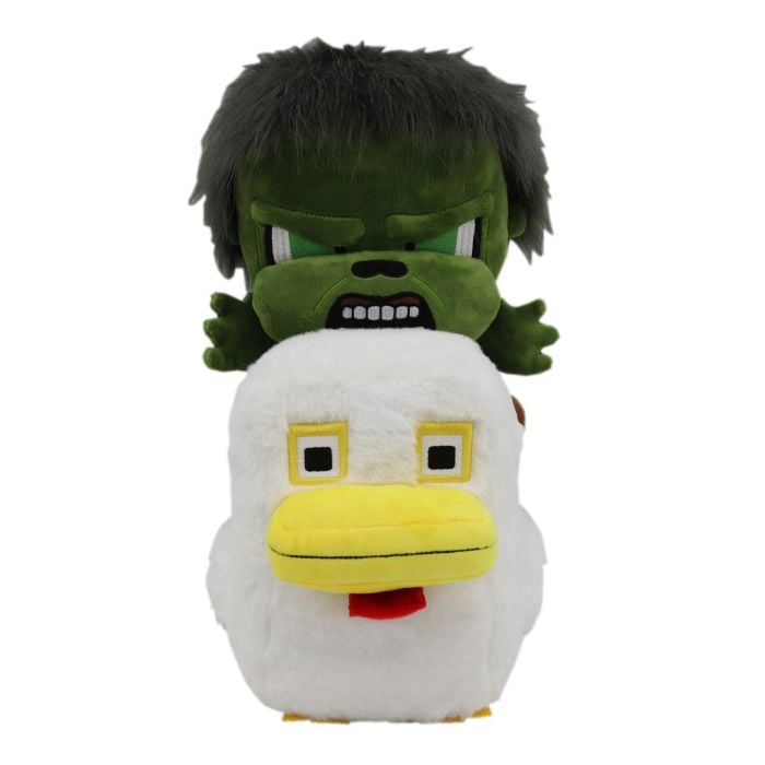 A Minecraft Movie Chicken Jockey Plush Twin Pack