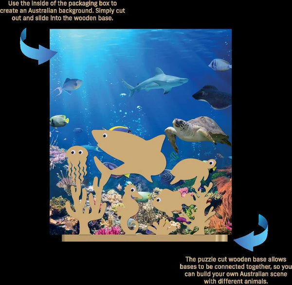 Australian Geographic Create Your Own Wooden - Great Barrier Reef