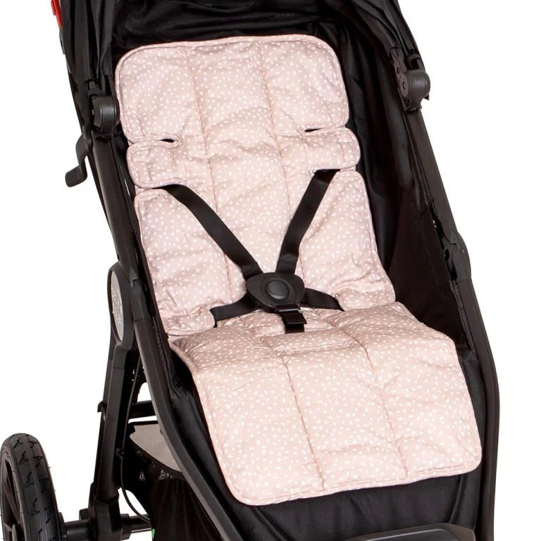 All4Ella Pram Liner Reversible / Water Resistant - BEIGE DOTS