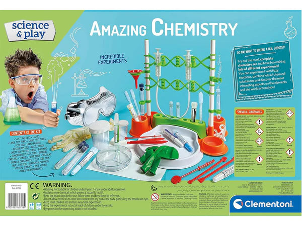 Clementoni Amazing Chemistry Set 180 Experiments