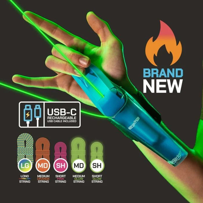 Zip String Aracna Glow in the Dark Web Shooter USB-C Rechargable