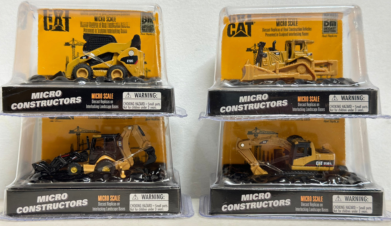 CAT Micro Constructors Diecast Vehicles Assorted