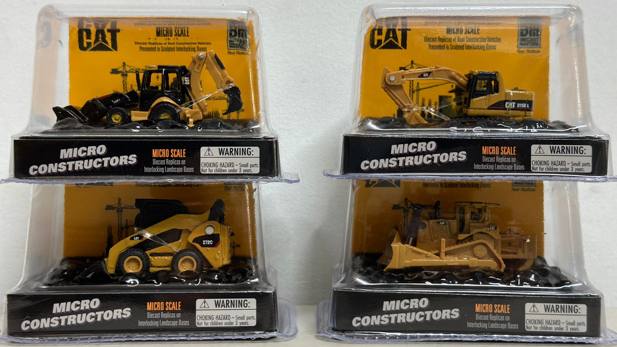 CAT Micro Constructors Diecast Vehicles Assorted
