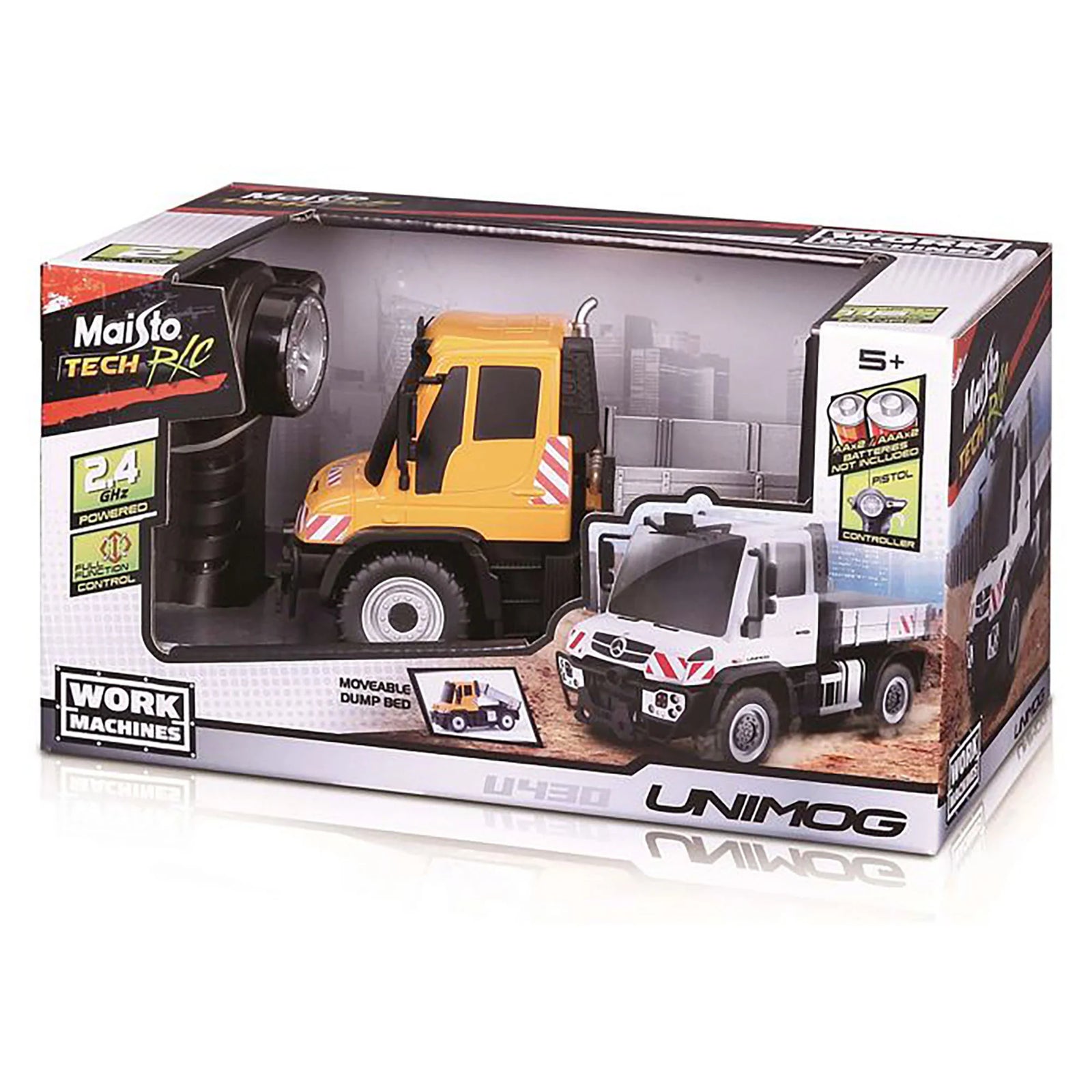 Maisto R/C Unimog U-430 Truck Requires 2xAA & 2xAAA Batteries