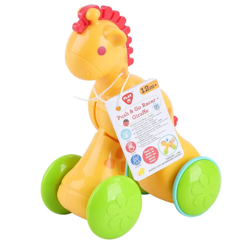 PLAYGO TOYS ENT. LTD. Push &amp; Go Racer - Giraffe