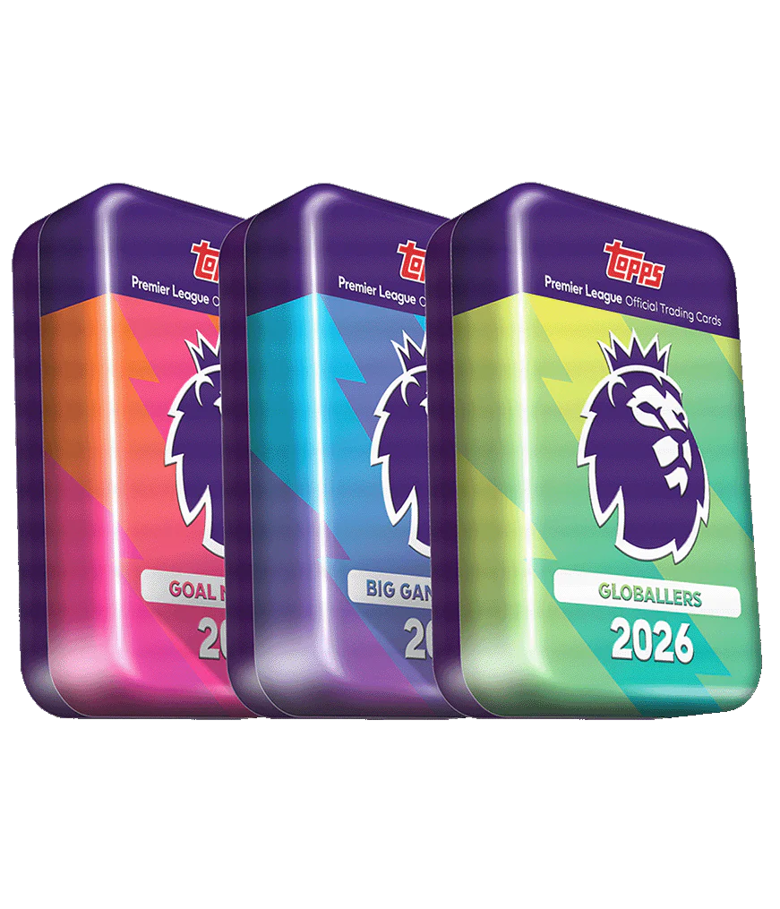 Topps 2026 Premier League Trading Cards Mega Tin