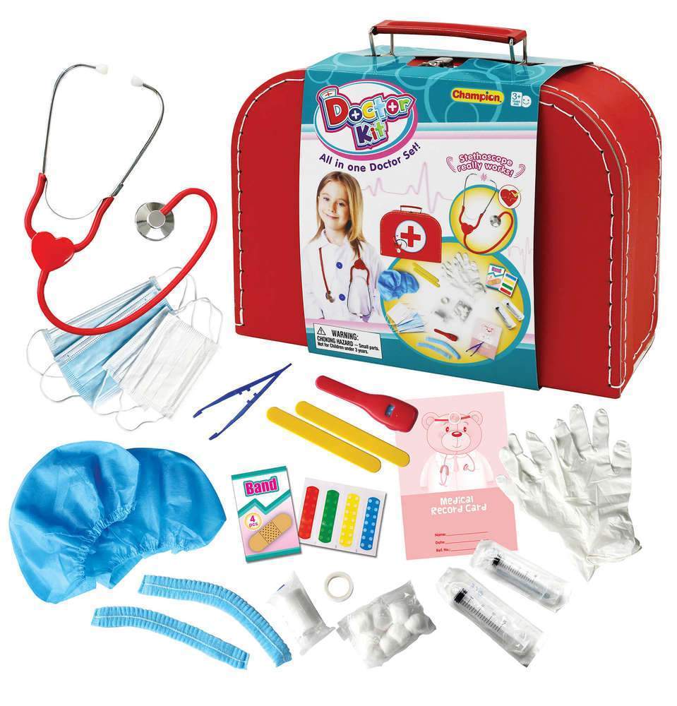 Champion Doctor Kit Deluxe Red Case 26pc