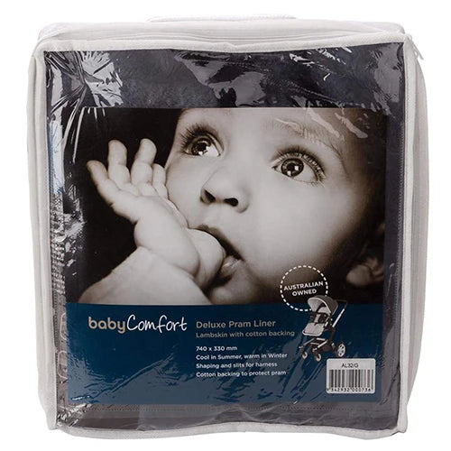 Baby Comfort Deluxe Skin Pram Liner Grey