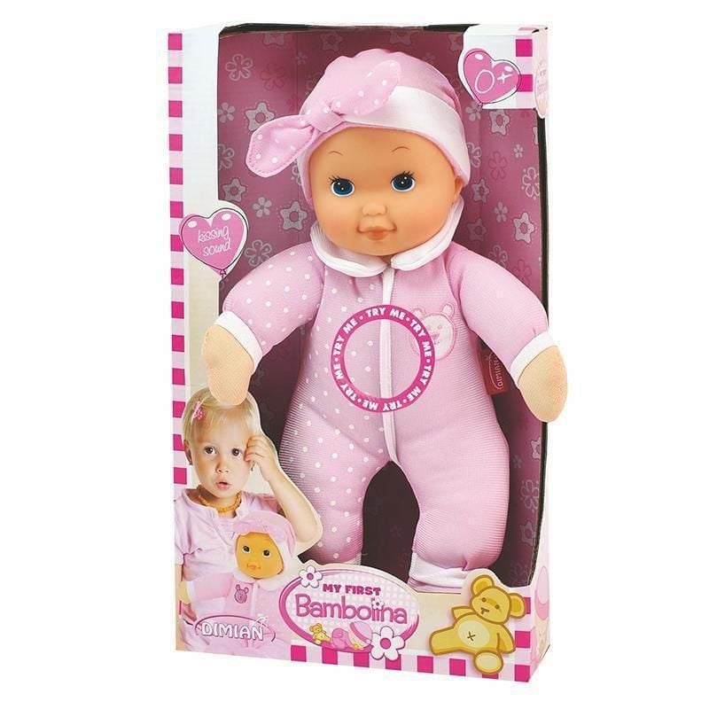 My First Bambolina Soft Doll with Kissing Sounds