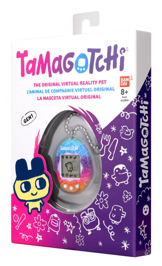 Bandai Tamagotchi Original Rainbow Gradient