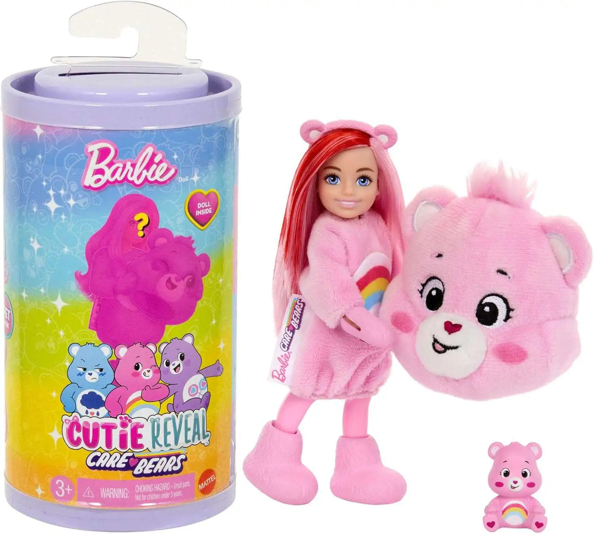 Barbie Cutie Reveal Care Bears Chelsea Surprise Doll  - Purple Lid