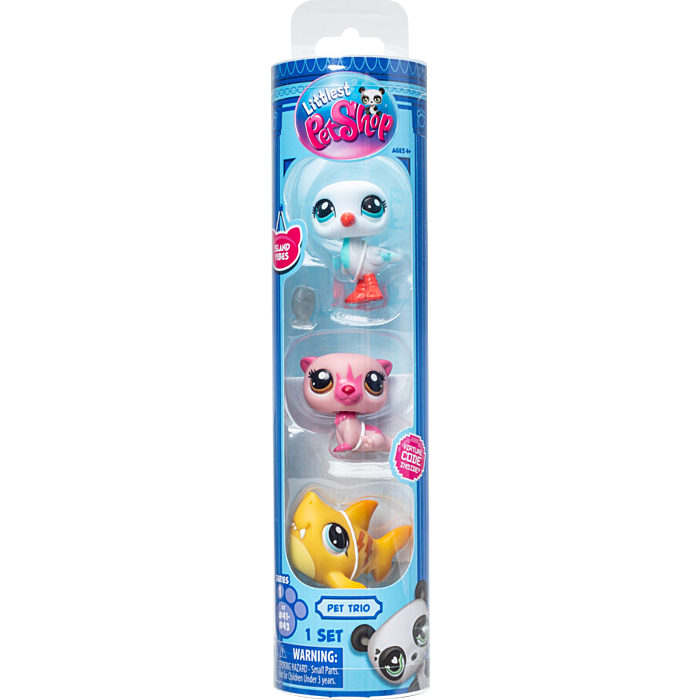 Littlest Pet Shop S1 Trio in Tube 3pk #41 - #43