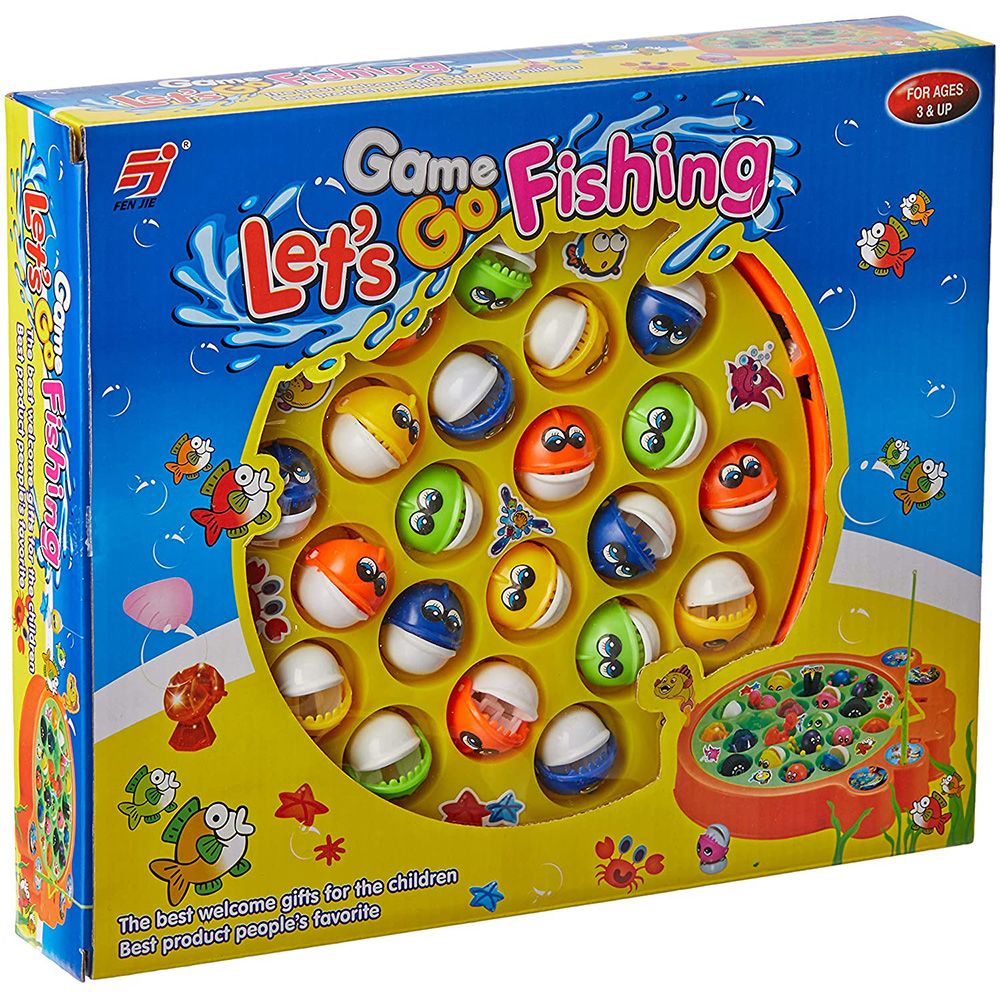 Let's Go Fishing Game Requires 2 x AA Batteries
