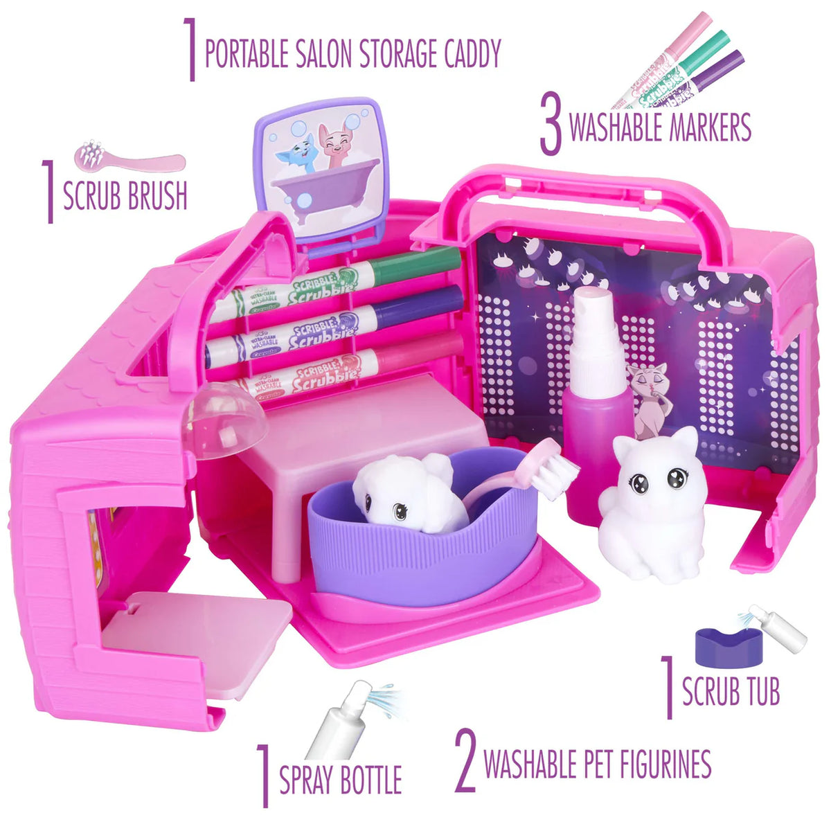 Crayola Scribble Scrubbie Salon set