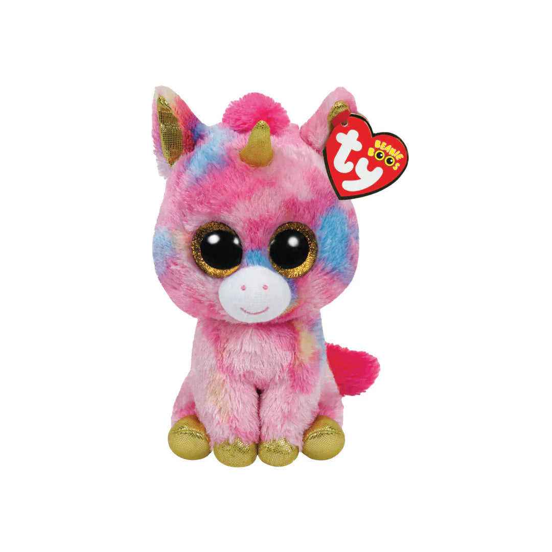 TY Beanie Boo Regular Unicorn Multicoloured FANTASIA