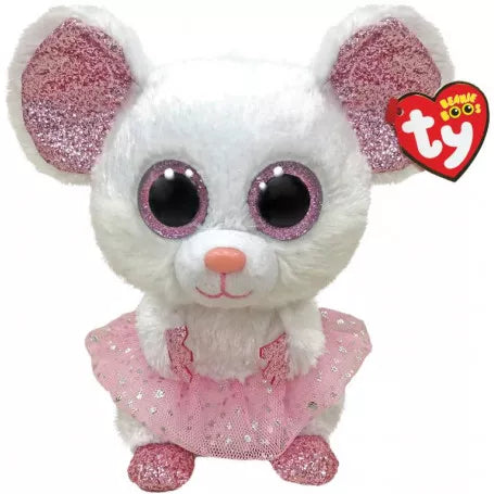 TY Beanie Boo Regular Mouse with Tutu NINA