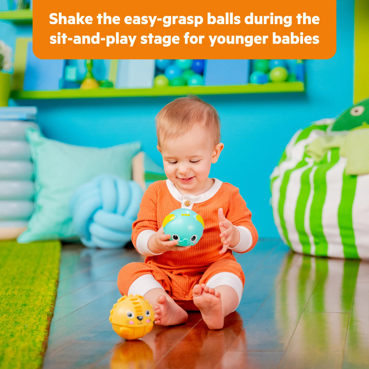 Bright Starts Giggables Roll &amp; Chase Toy