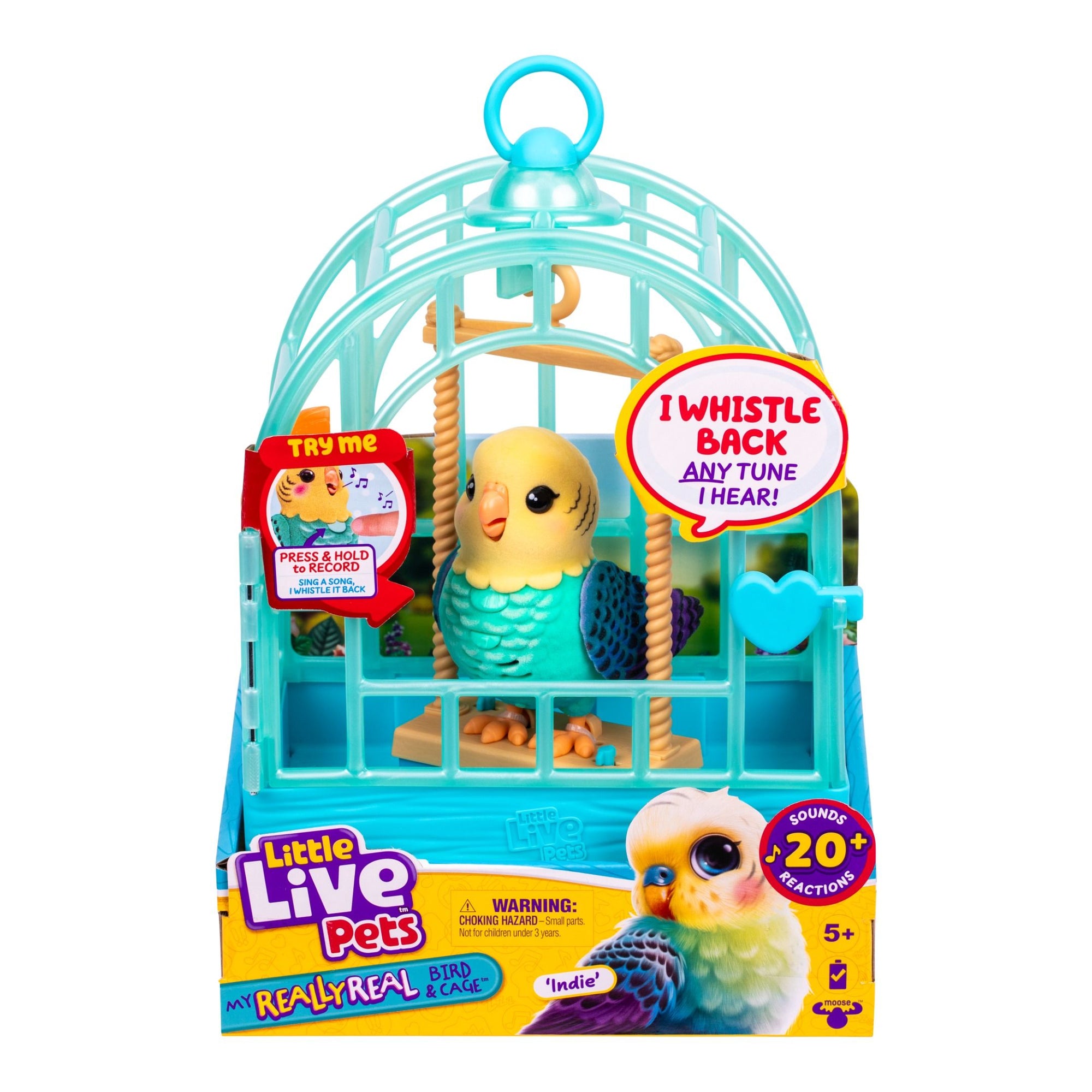 Little Live Pets My Really Real Bird and Cage Indie