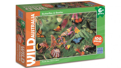 Blue Opal Wild Australia Butterflies And Beetles 100pc Puzzle