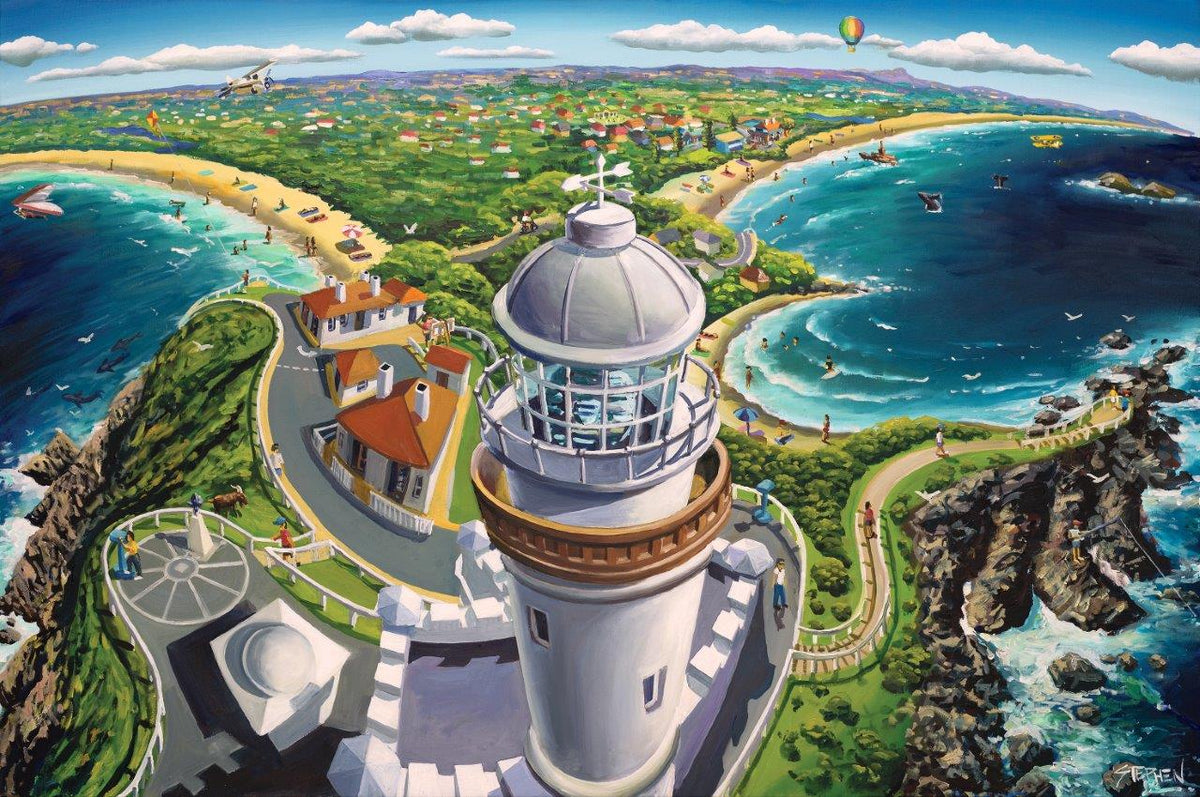 Blue Opal Stephen Evans Byron Bay 1000pc Small Box
