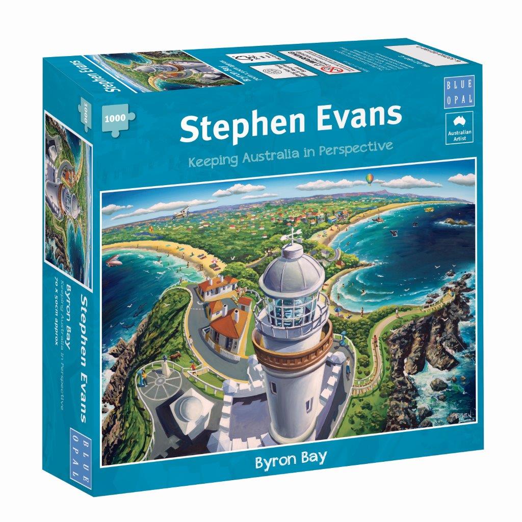 Blue Opal Stephen Evans Byron Bay 1000pc Small Box