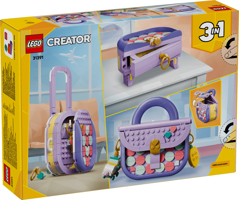Lego 31391 Creator Art Fashion Bag with Storage