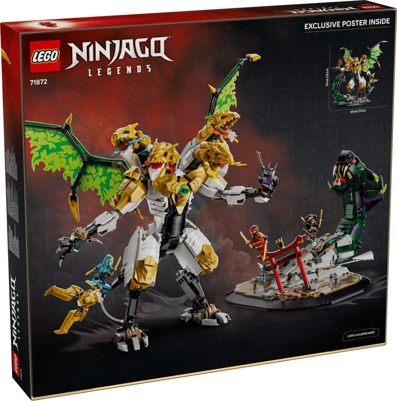 Lego 71872 Ninjago Four Headed Ultra Battle Dragon